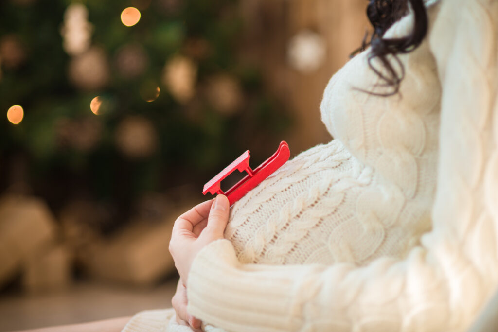 Immagine esempio per articolo sul come vivere con serenità le festività in gravidanza